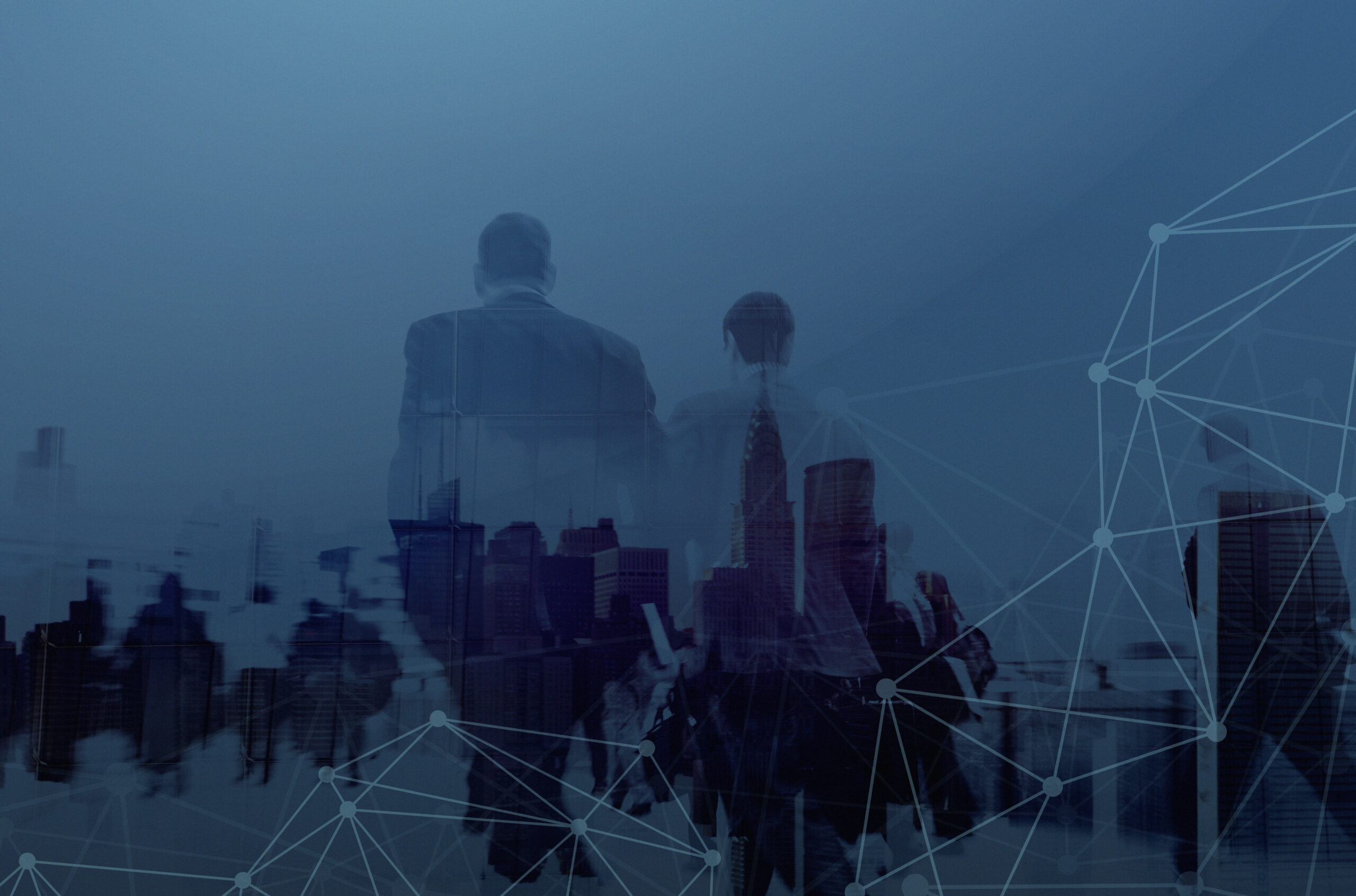 Business people blue background 1 scaled